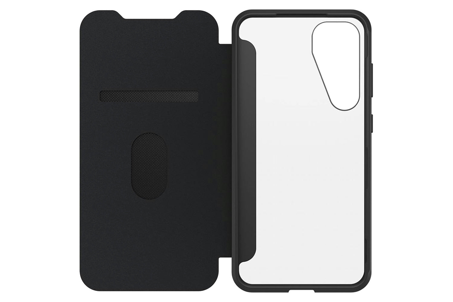 OtterBox React Series Folio Samsung Galaxy S25+ Case | Clear/Black-3