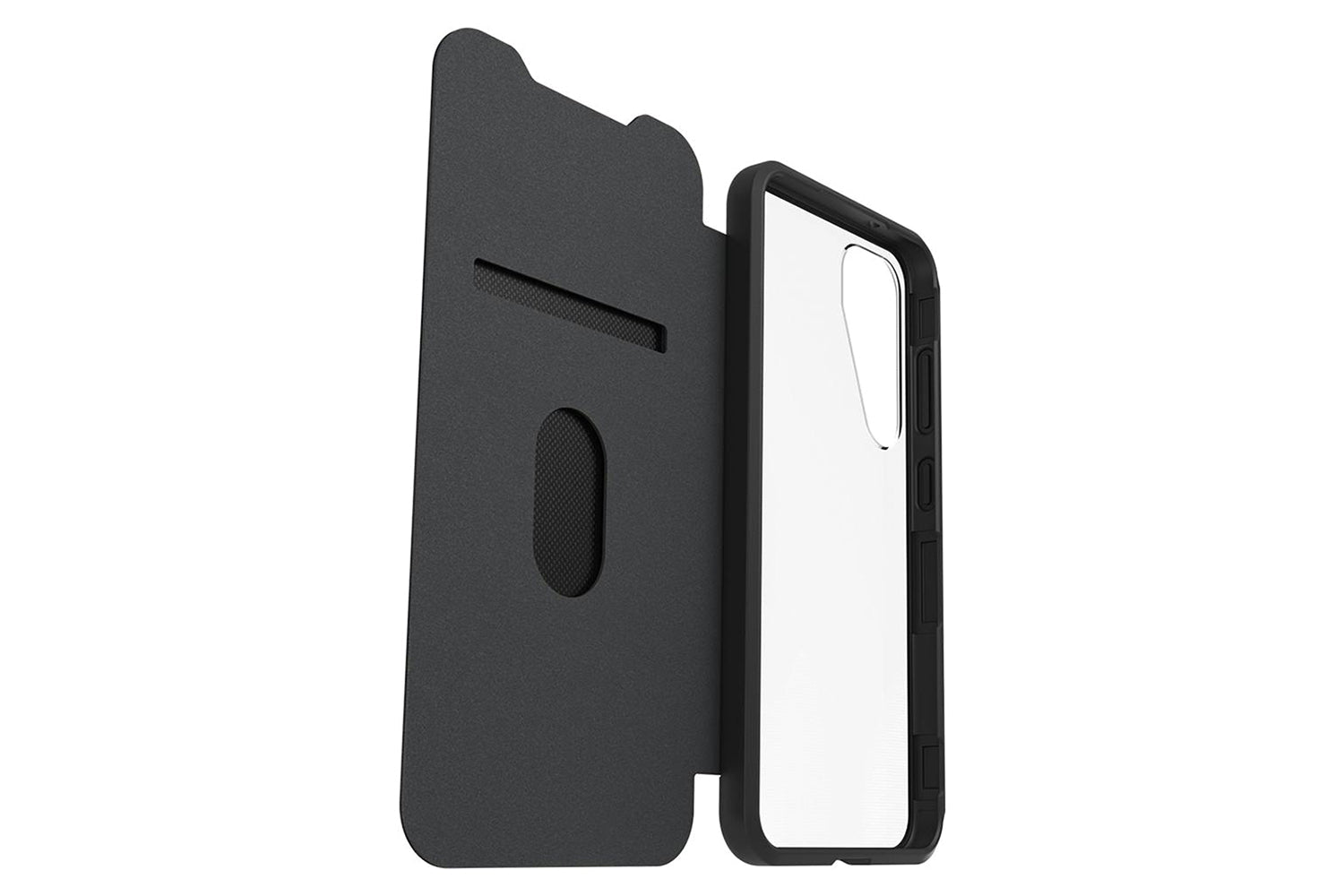 OtterBox React Series Folio Samsung Galaxy S25+ Case | Clear/Black-4