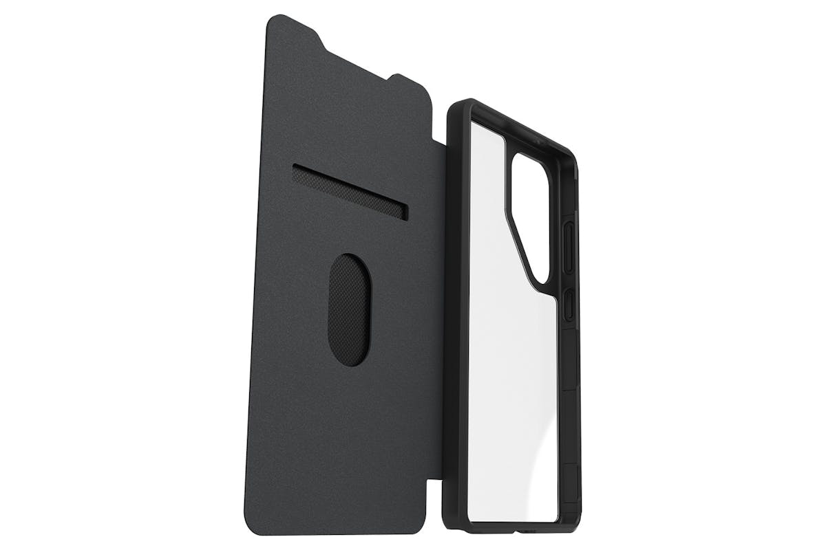 OtterBox React Series Samsung Galaxy S25 Ultra Folio Case | Clear/Black-3