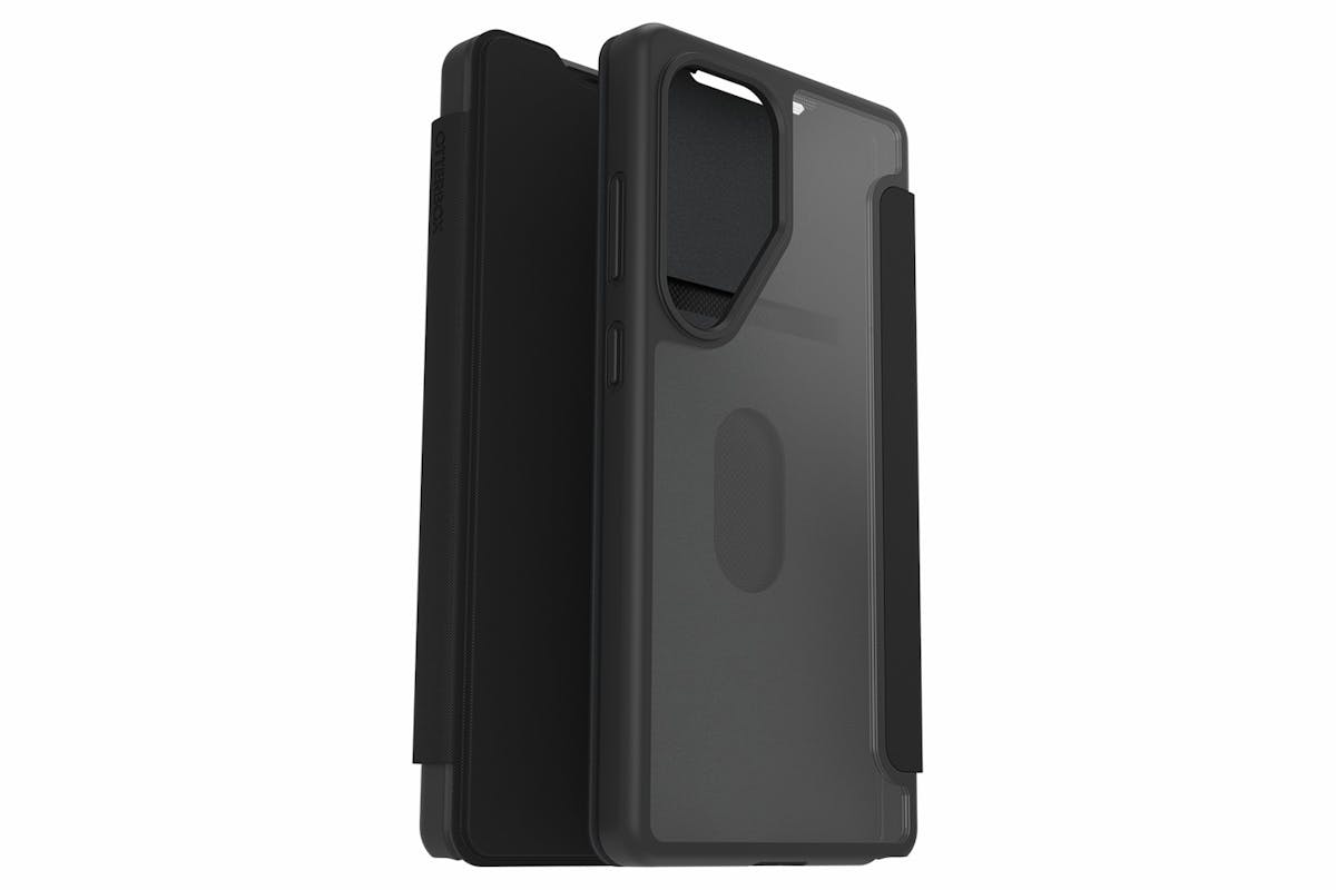 OtterBox React Series Samsung Galaxy S25 Ultra Folio Case | Clear/Black-5