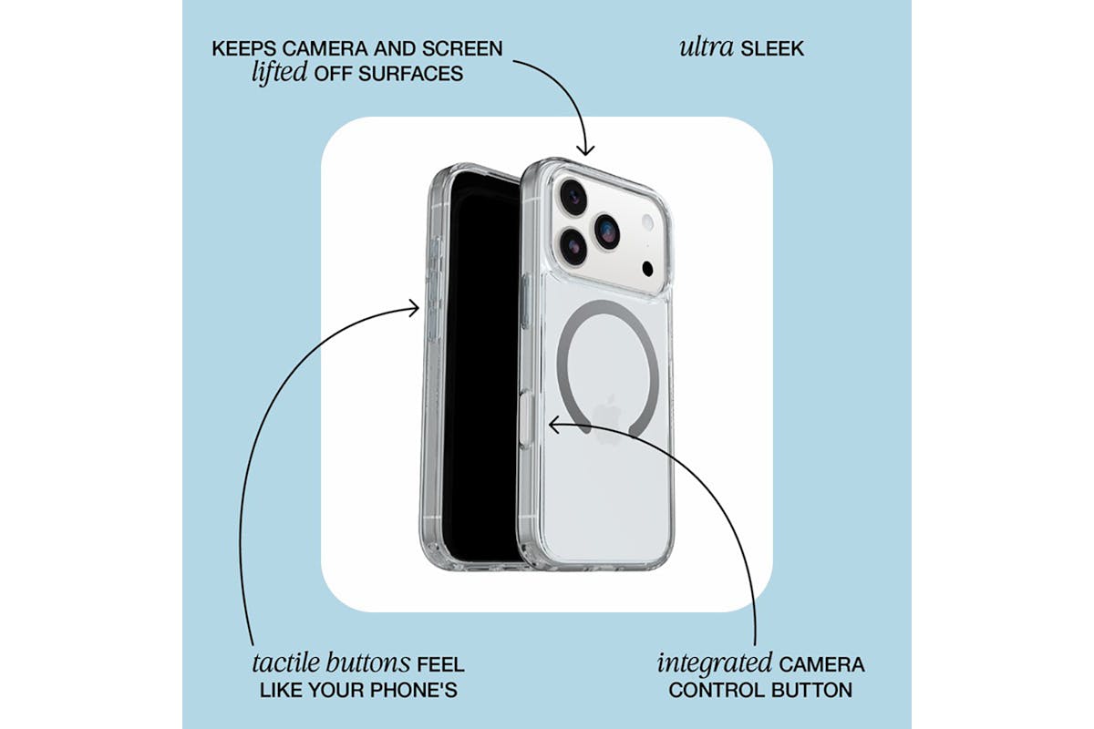 OtterBox Symmetry Series with Magsafe Case for iPhone 17 Pro Max | Black-5