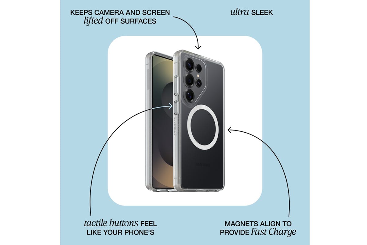 OtterBox Symmetry Series Samsung Galaxy S26 Ultra Case | Clear-5