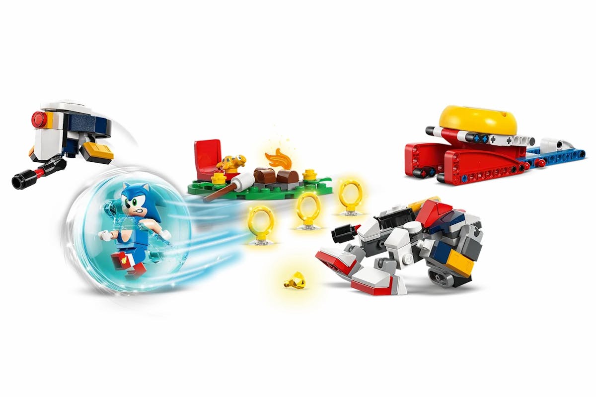 Lego Sonic's Campfire Clash Building Toy Set-5