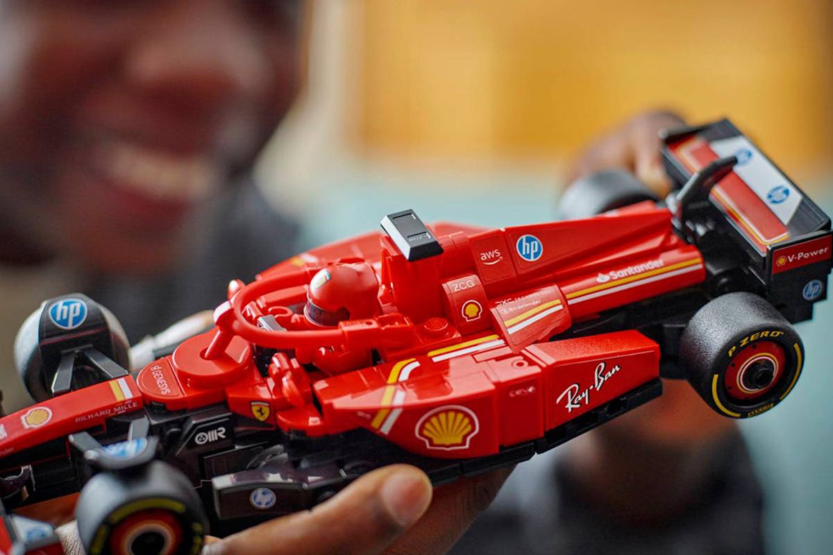Lego Speed Champions Ferrari SF-24 F1 Race Car Building Toys Set-9