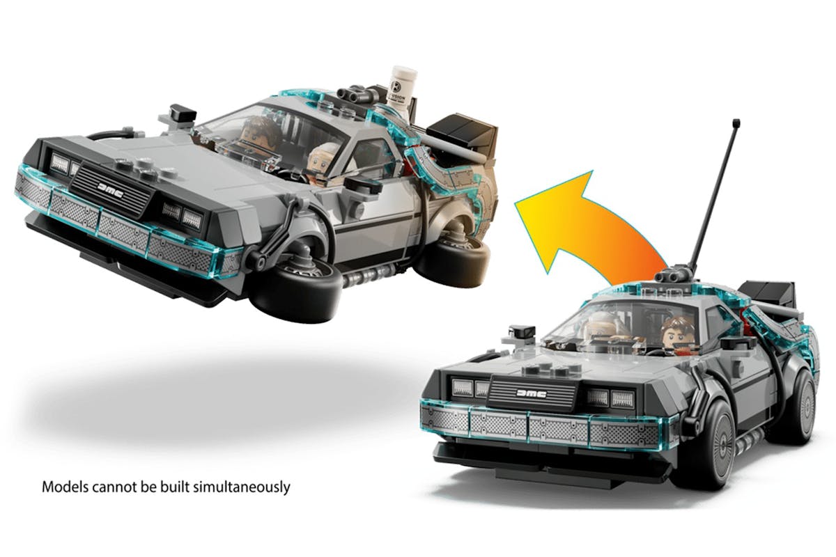 Lego Speed Champions Time Machine from Back to the Future Toys Set-9