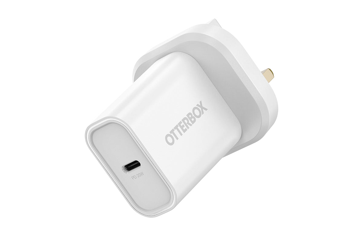 OtterBox 20W USB-C Fast Wall Charger | White
