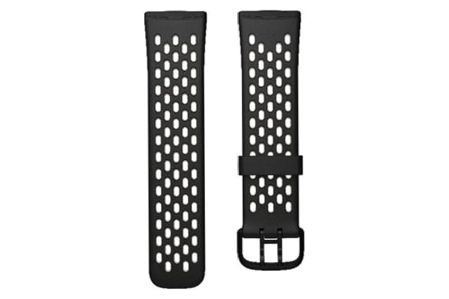 Fitbit Sense & Versa 3 Sport Band | Black / Lunar White | Large-3