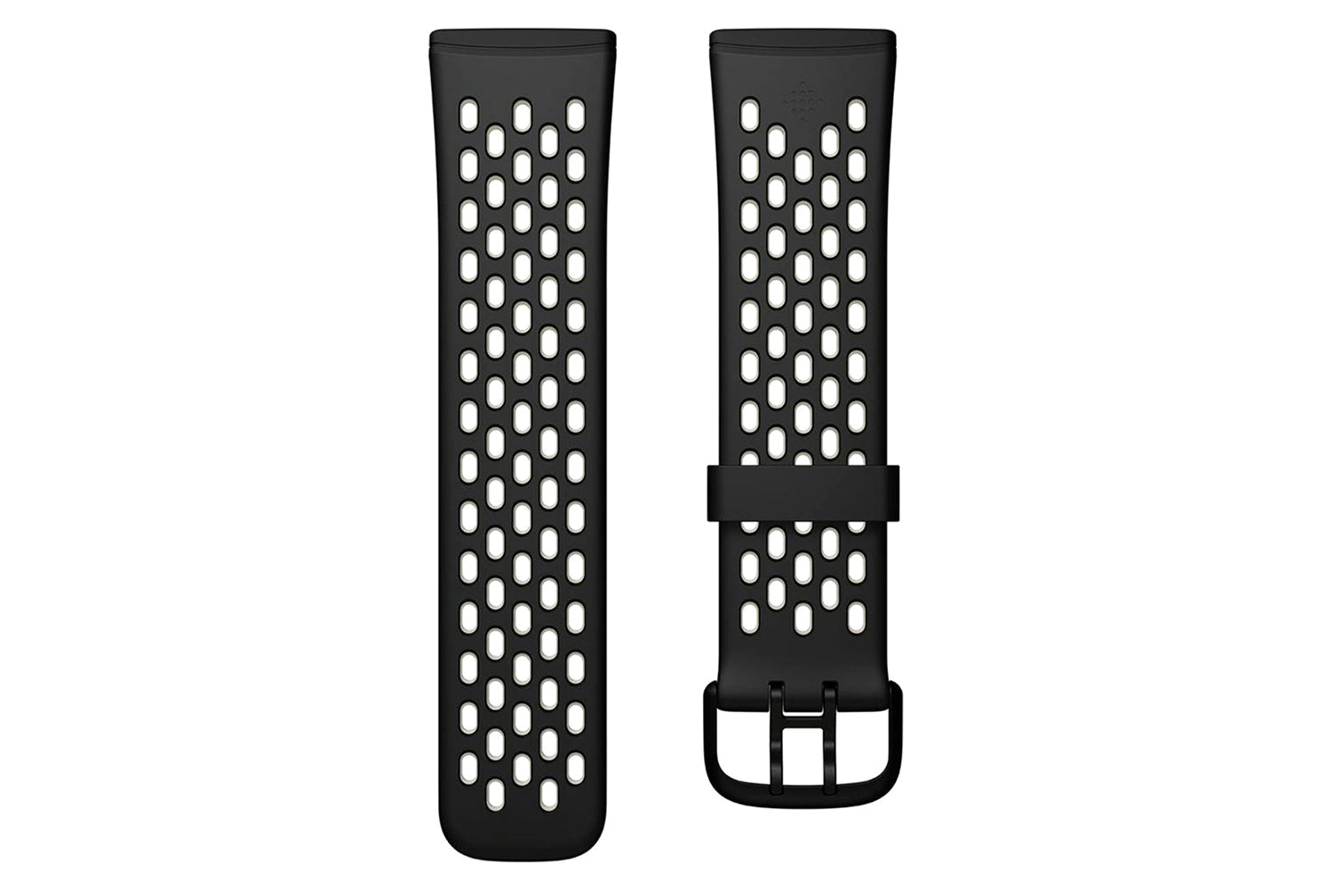 Fitbit Sense & Versa 3 Sport Band | Black / Lunar White | Small-3