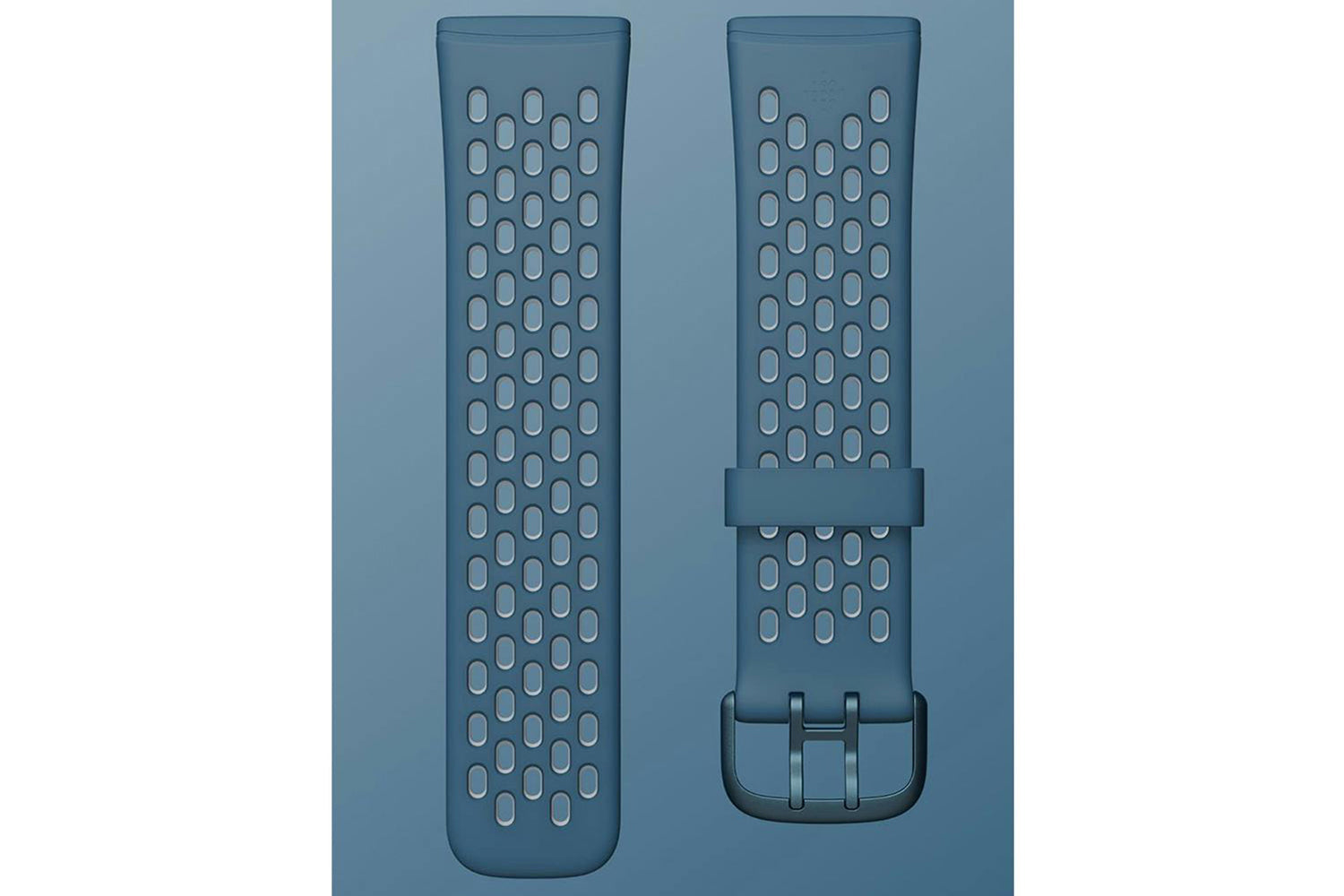 Fitbit Sense & Versa 3 Sport Band | Sapphire / Fog Grey | Small-5