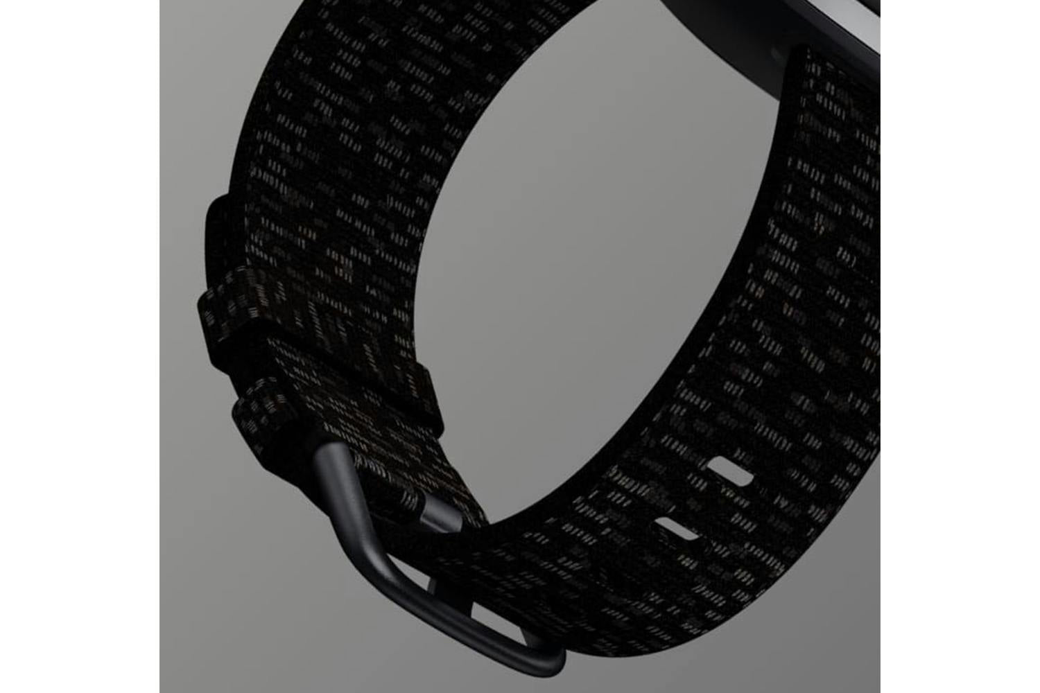 Fitbit Sense & Versa 3 Woven Band | Charcoal | Large-2