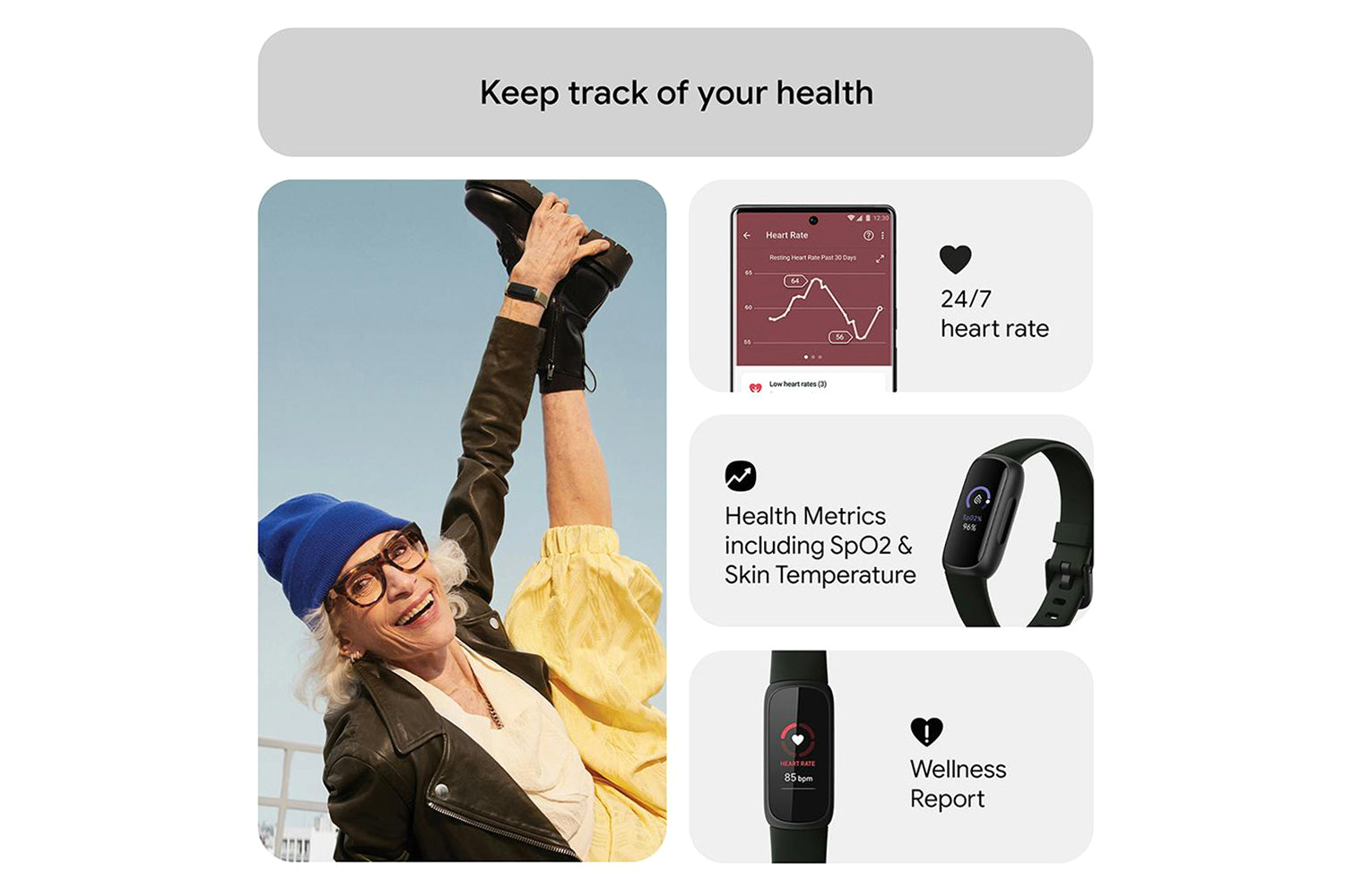 Fitbit Inspire 3 Fitness Tracker | Midnight Zen-7