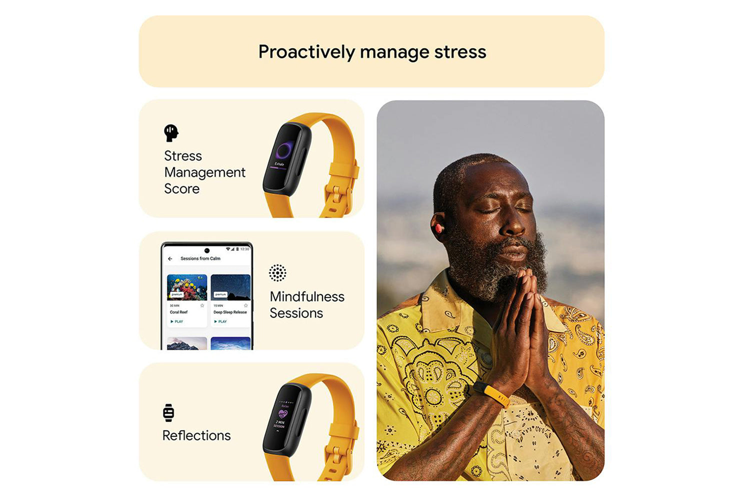 Fitbit Inspire 3 Fitness Tracker | Morning Glow-6