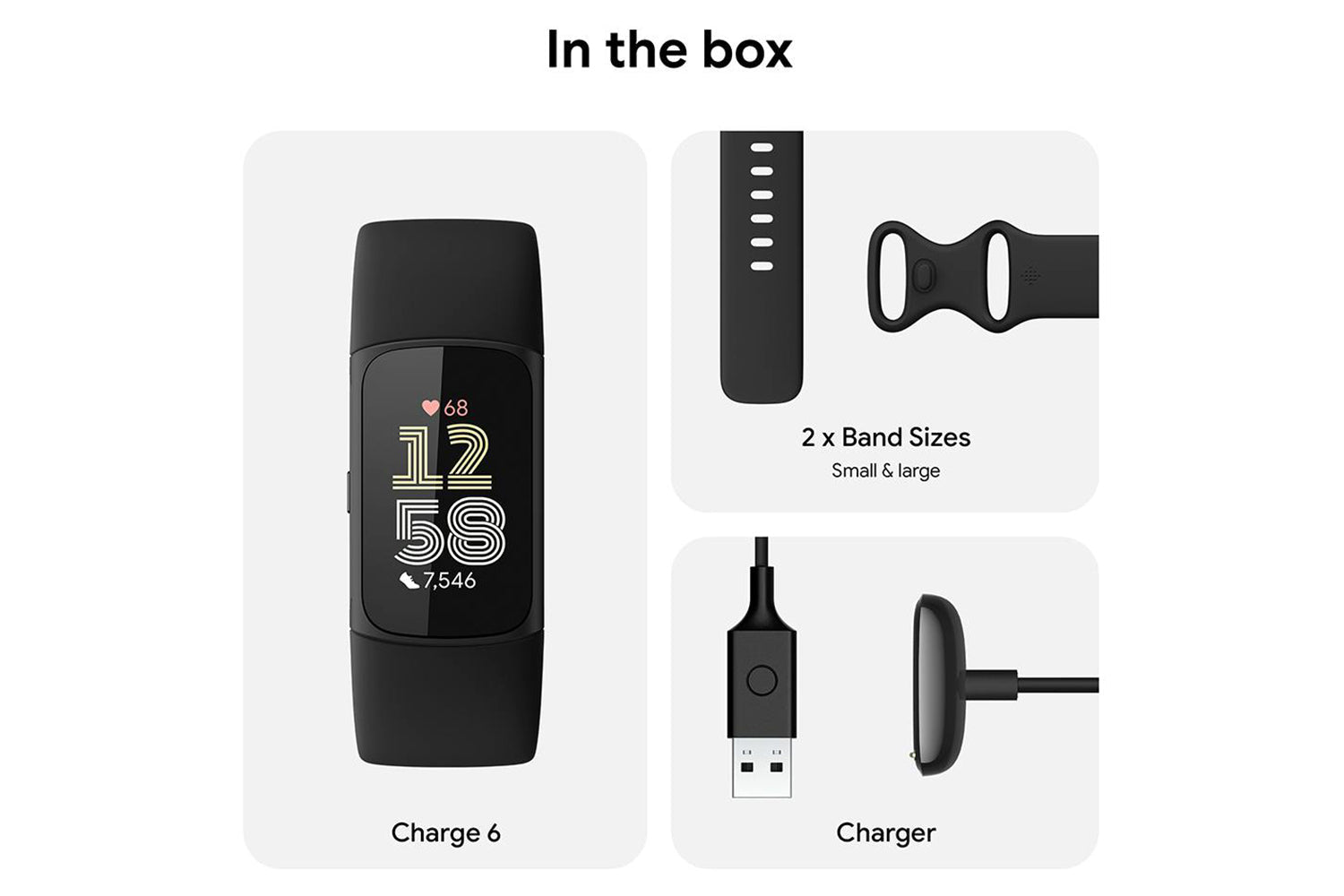 Fitbit Charge 6 Fitness Tracker | Obsidian/Black-10