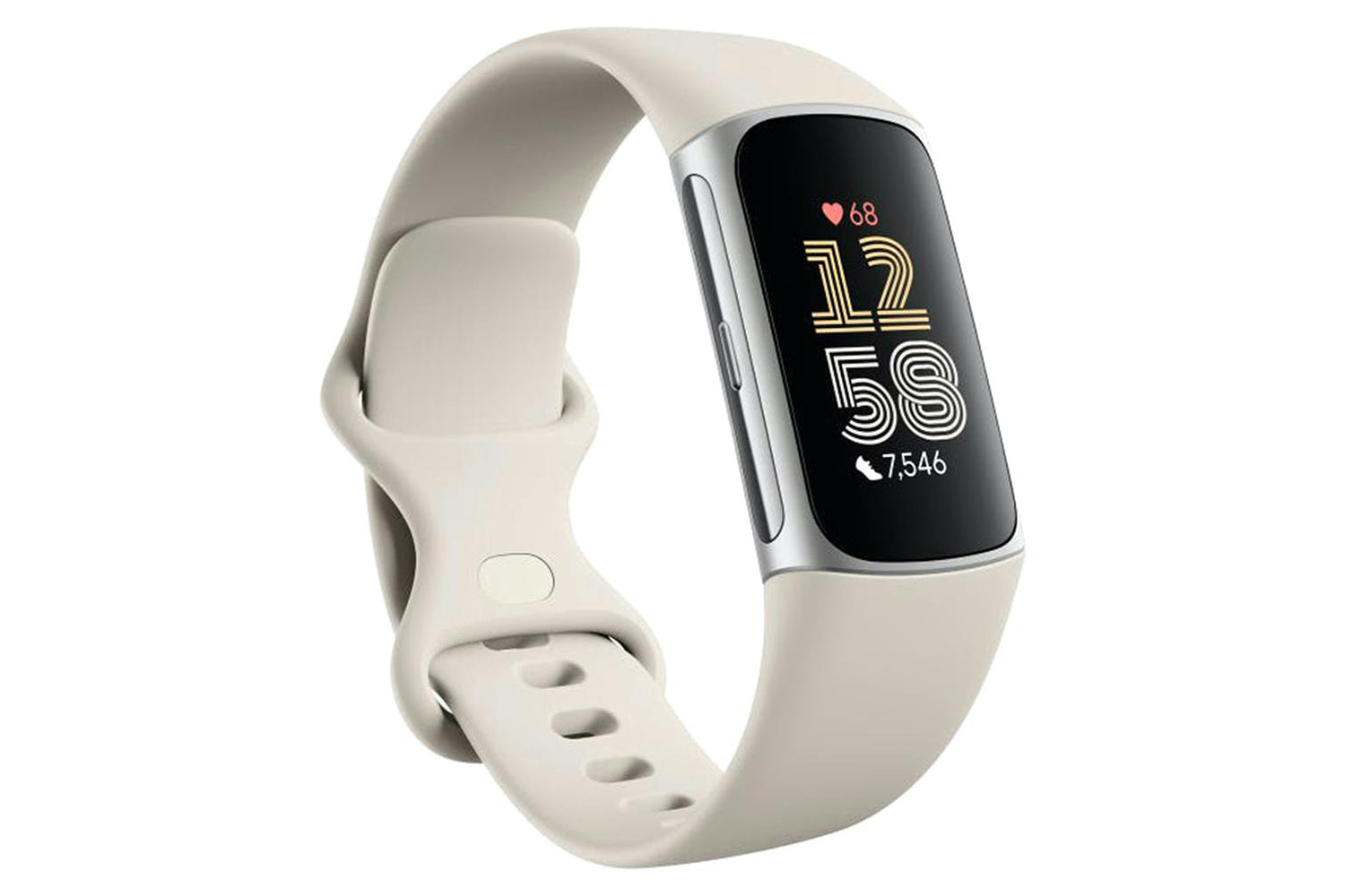 Fitbit Charge 6 Fitness Tracker | Porcelain/Silver