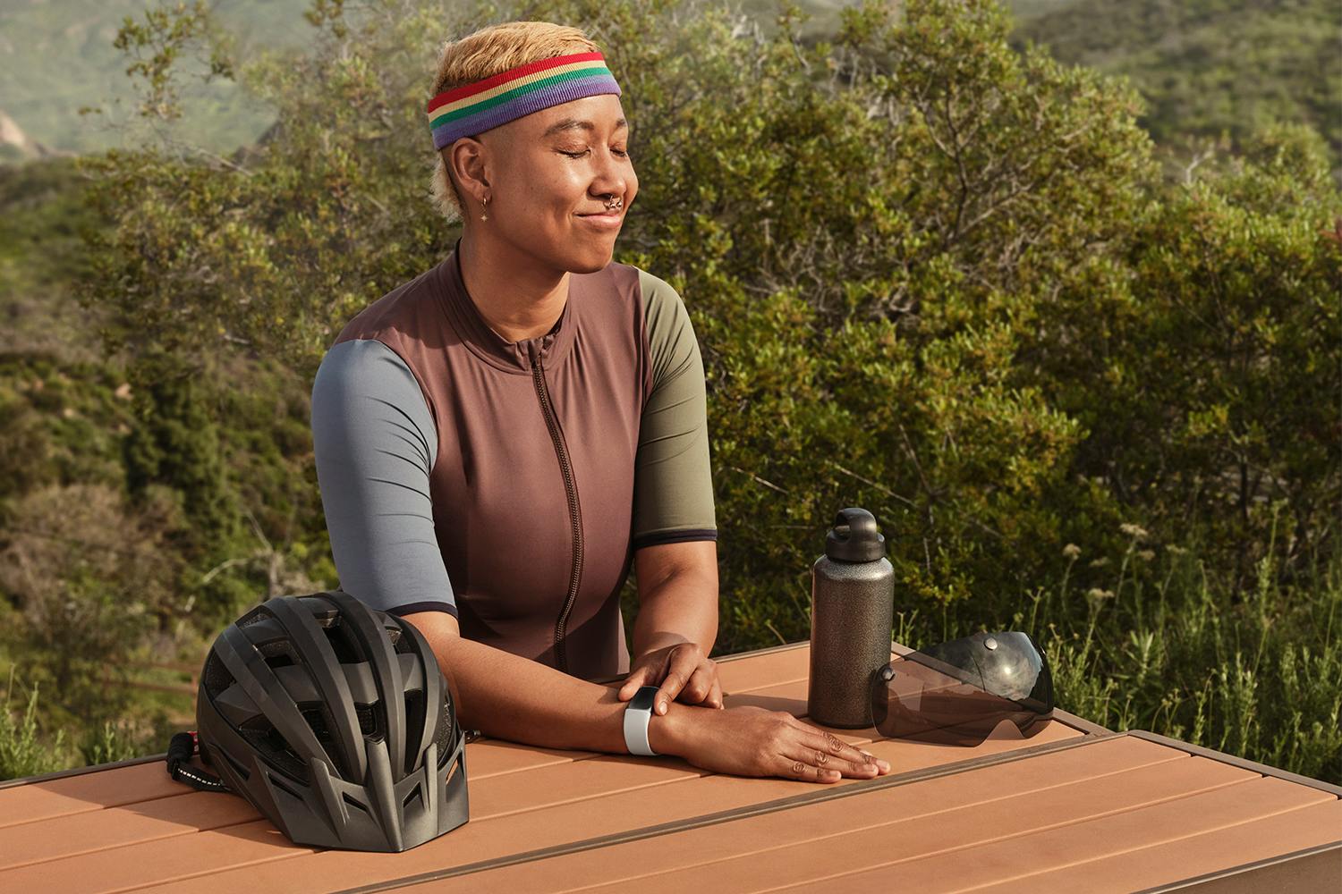 Fitbit Charge 6 Fitness Tracker | Porcelain/Silver-2