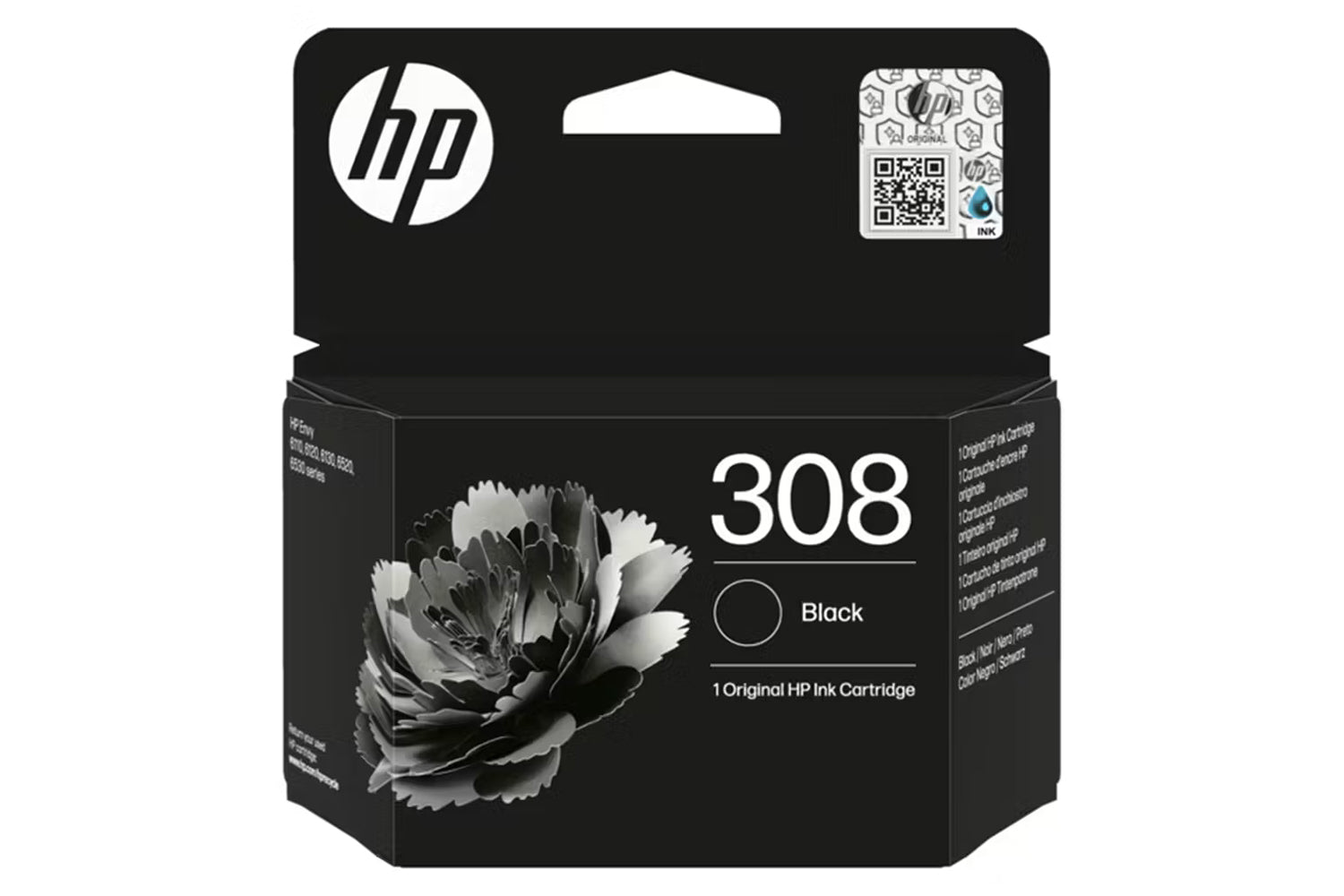 HP 308 Original Ink Cartridge | Black
