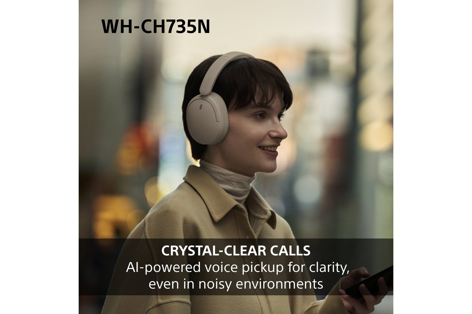 Sony WH-CH735N Wireless Noise Cancelling Headphones | Black-7