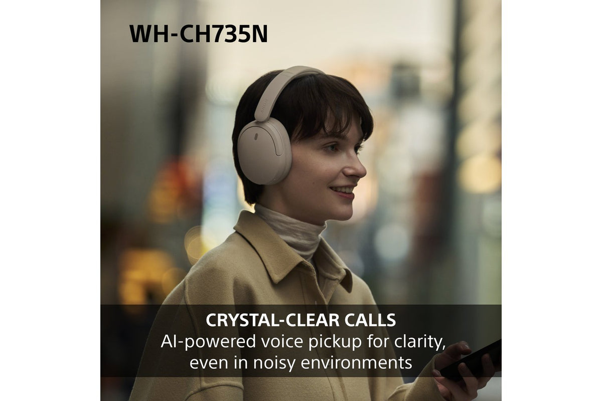 Sony WH-CH735N Wireless Noise Cancelling Headphones | White-7