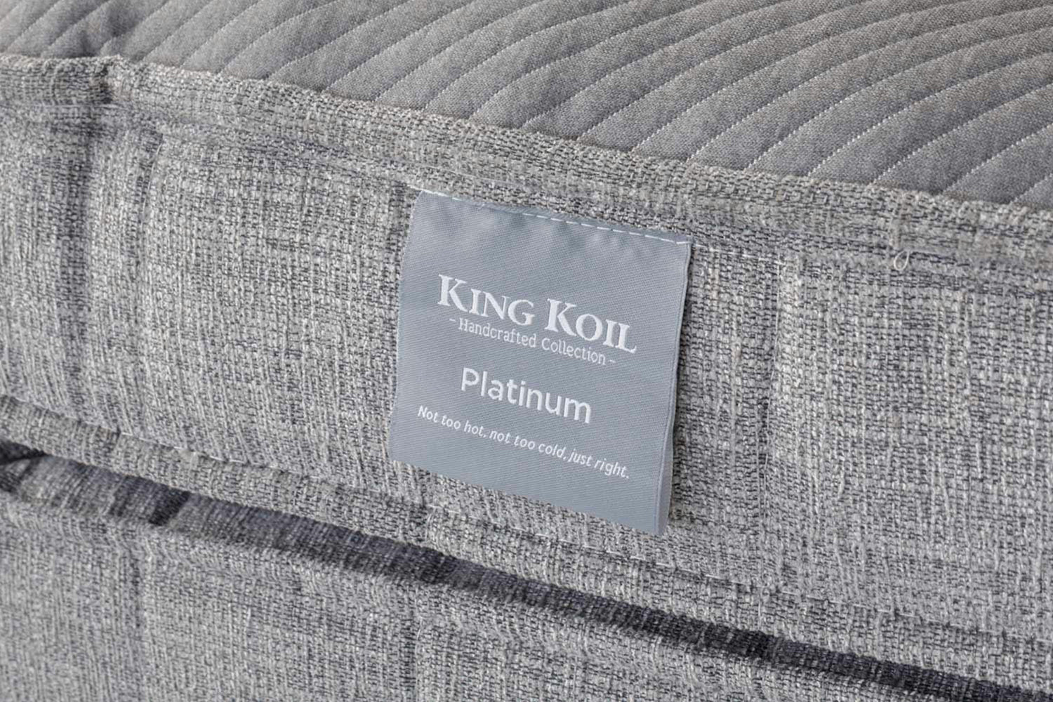 King Koil | Platinum Motion Mattress | Super King Zip & Link | 6ft-6