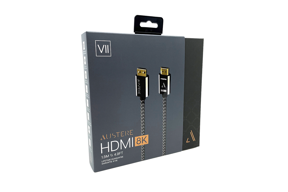 Austere VII Series 8K Premium Ultra High Speed HDMI Cable | 1.5m-12