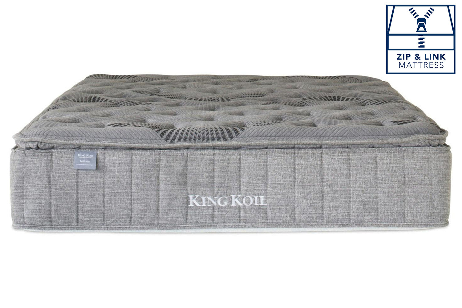 King Koil | Solitaire Motion Mattress | Super King Zip & Link | 6ft-2