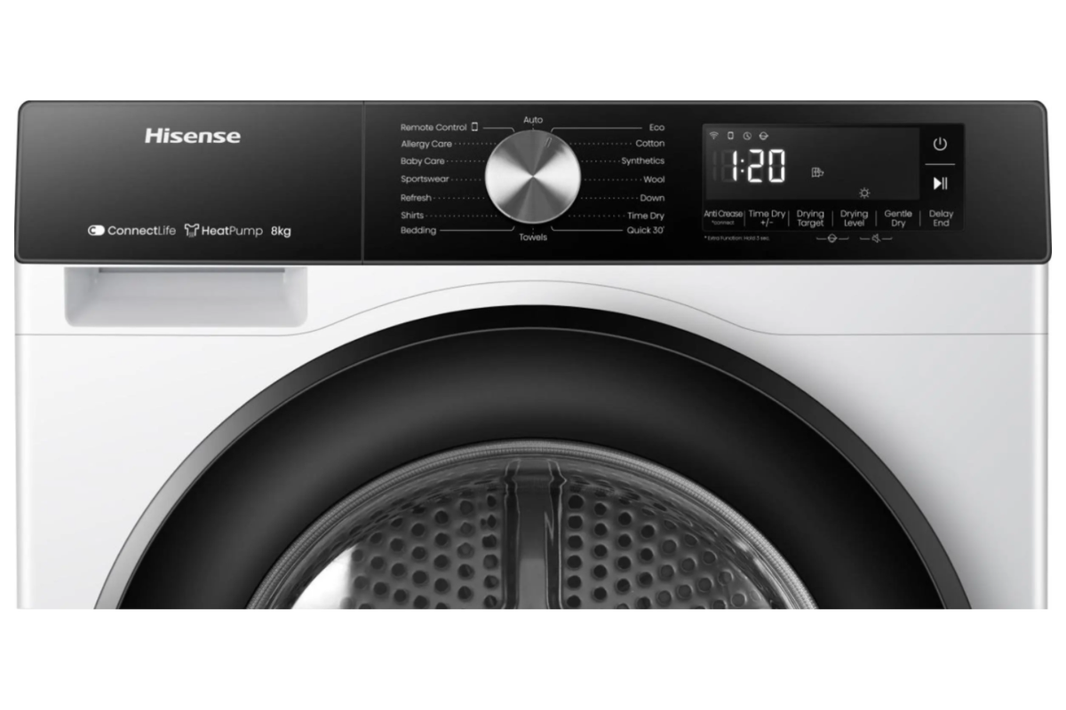 Hisense 3S Heat Pump Dryer | DH3S802BW3 | White-7