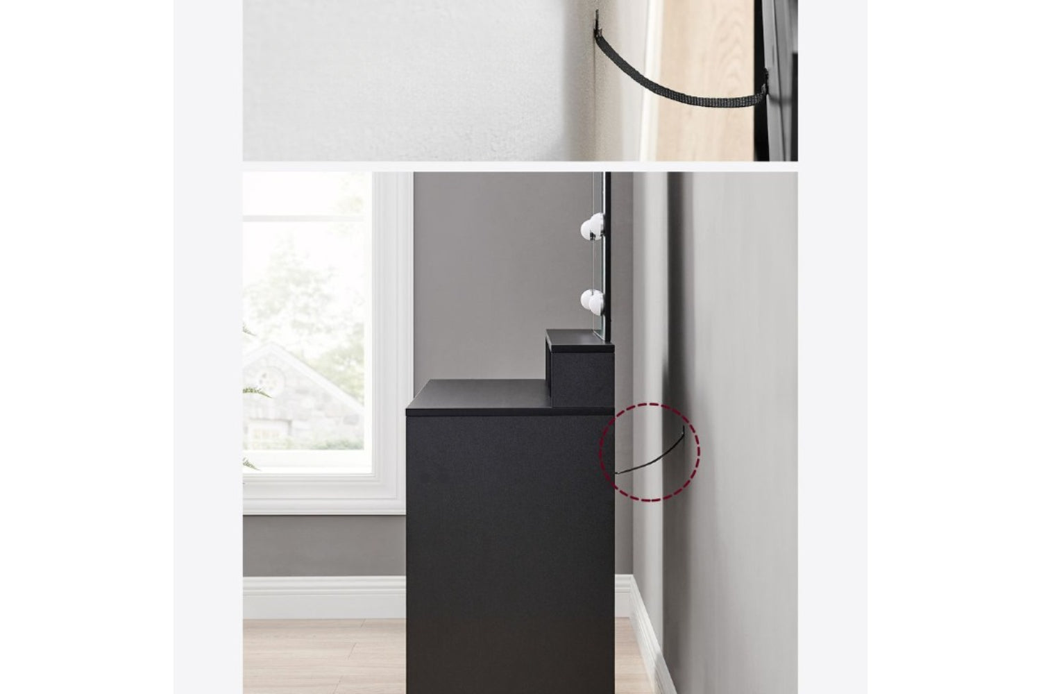 Vasagle Rdt114t16 - Vanity Table-4