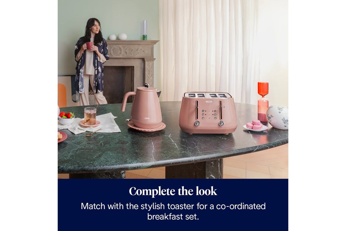 DeLonghi Eclettica Kettle | KBY3001.PK | Pink-7