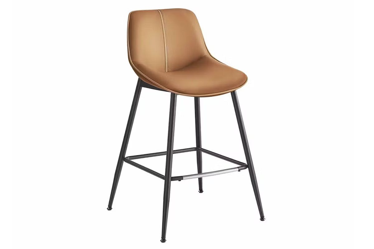 Vasagle Bar Stools | Set of 2 | Caramel Brown [Ex-Display - DC250587-000020]