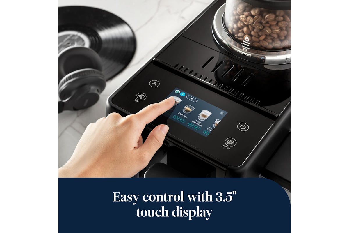 De'Longhi Rivelia Fully Automatic Bean-to-Cup Coffee Machine | EXAM440.55.B | Black-8