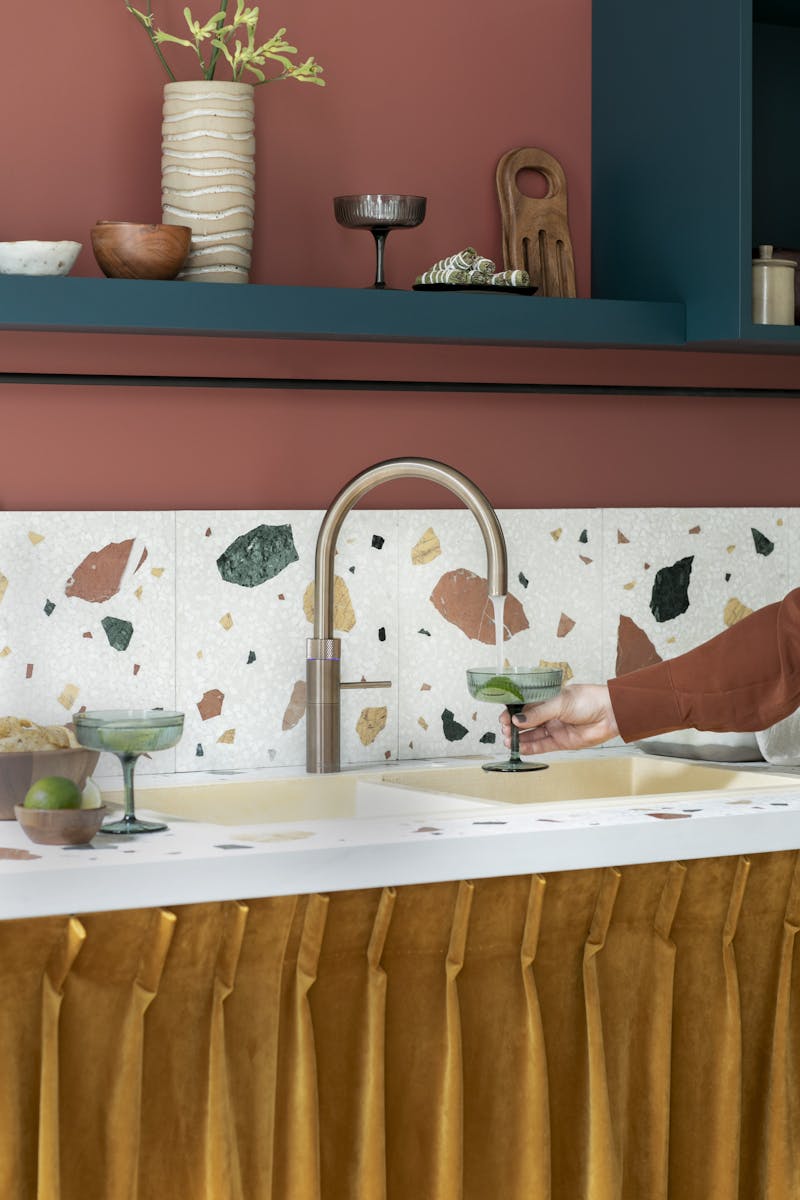 Quooker Fusion Round Tap | Patinated Brass | FNRPTB-2