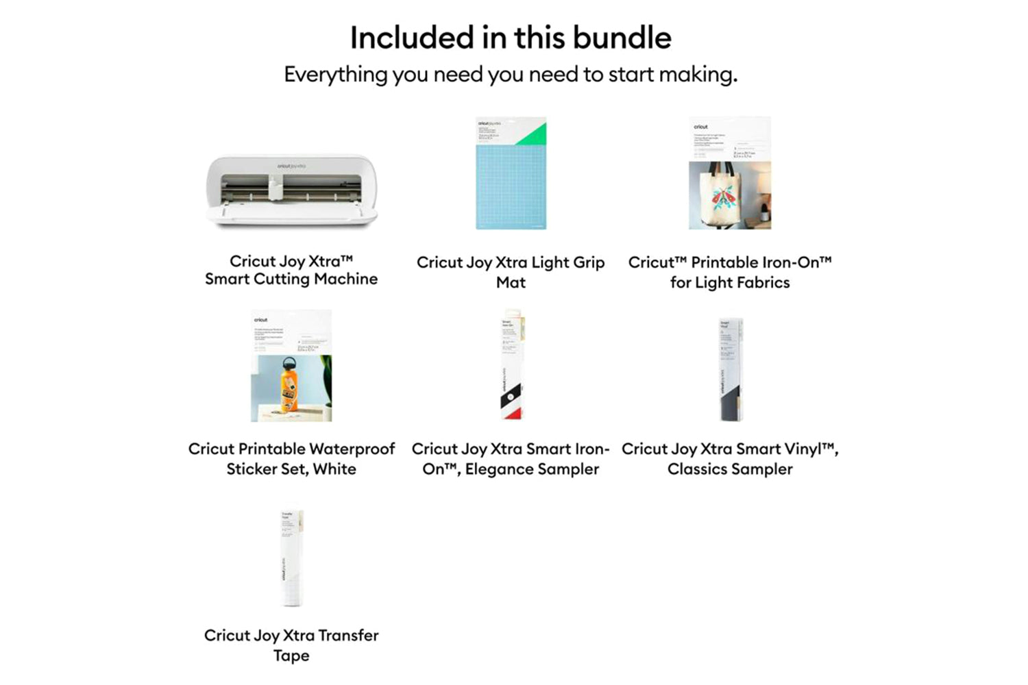 Cricut Joy Xtra Smart Cutting Machine & Starter Bundle-8