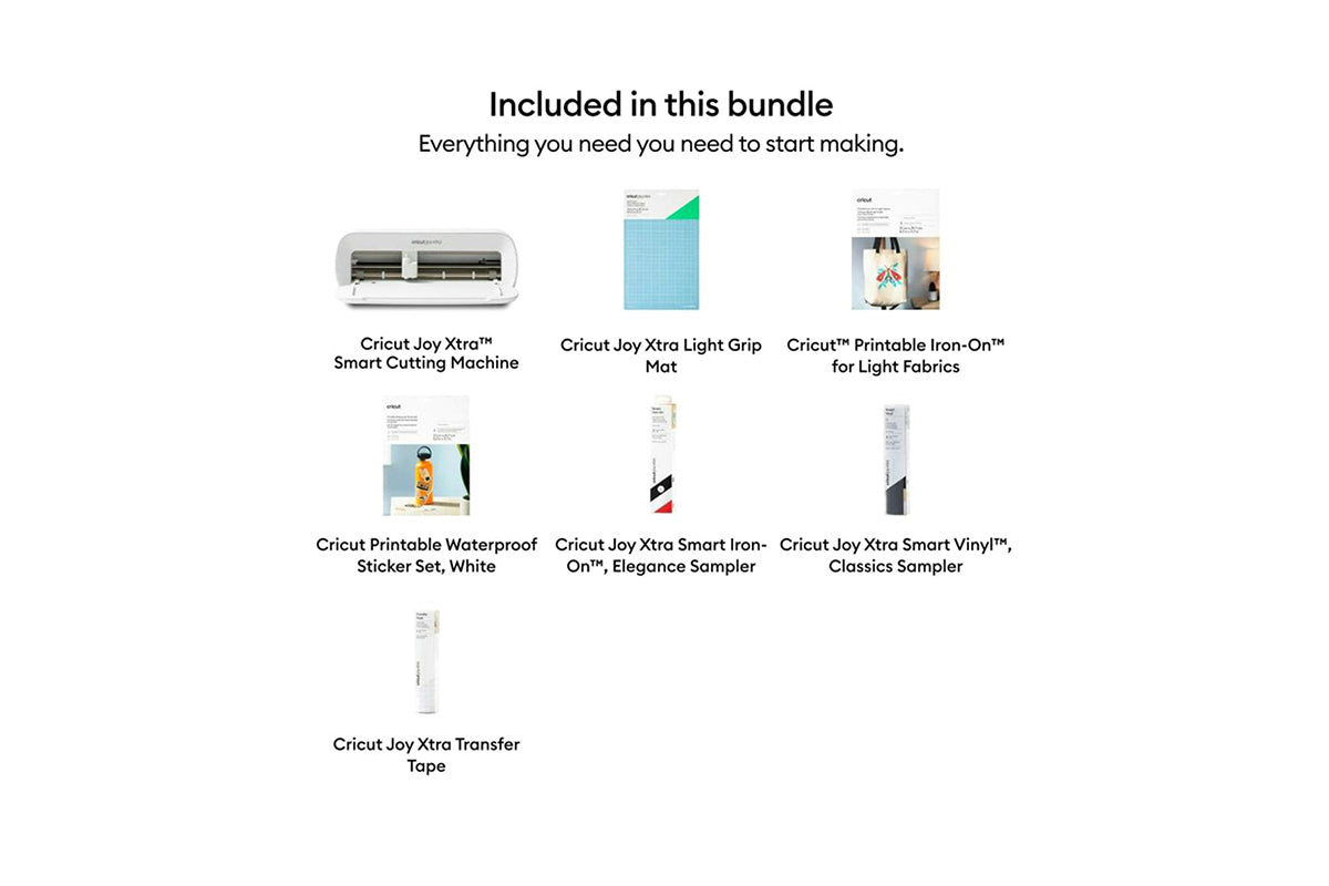 Cricut Joy Xtra Smart Cutting Machine & Starter Bundle-8