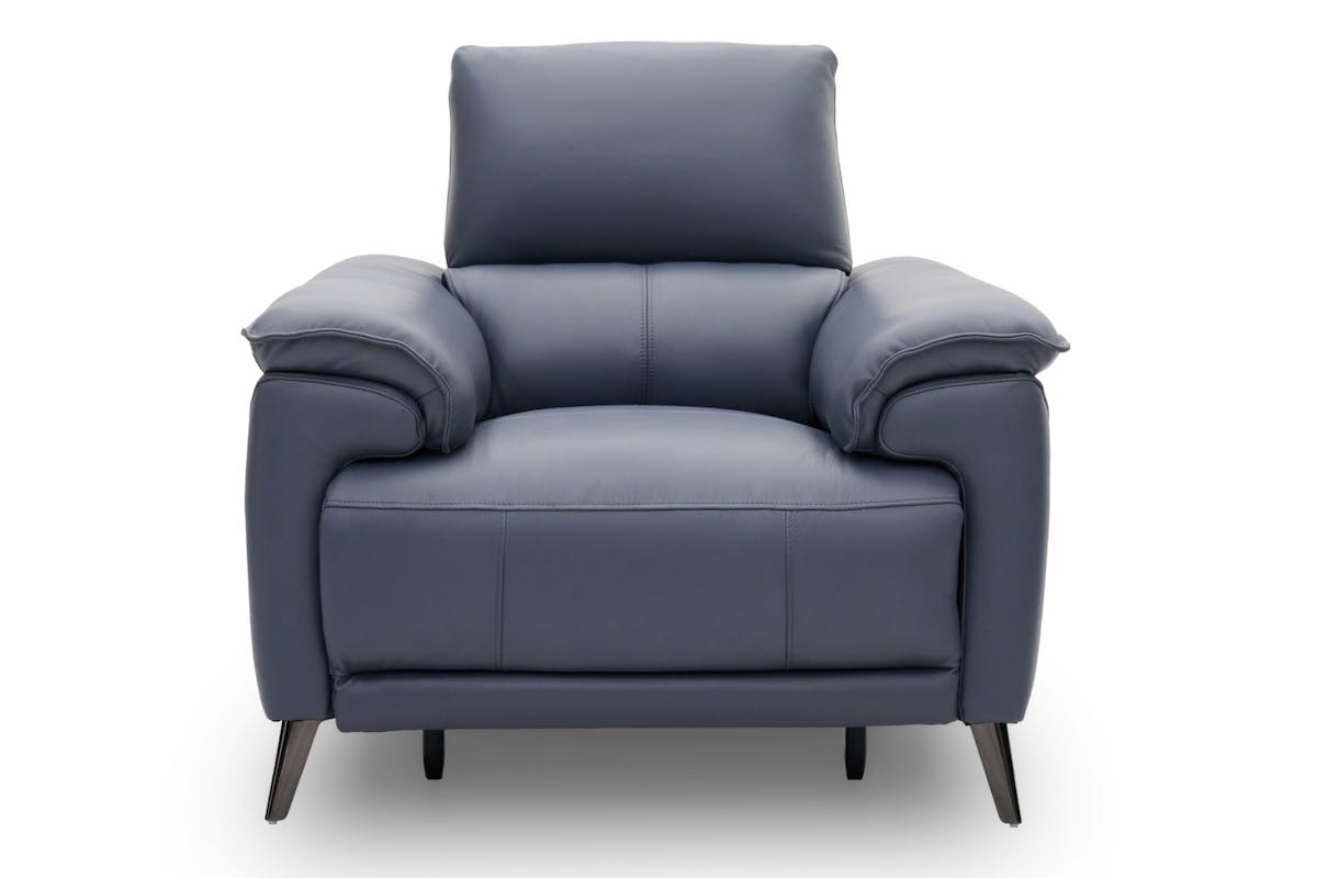 Nirmal Armchair | Power Recliner | Leather | Lavender Grey