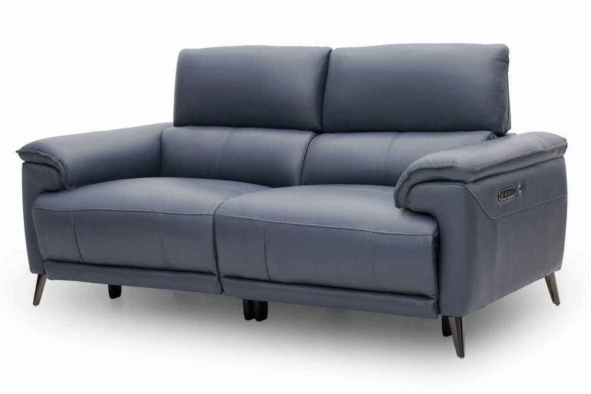 Nirmal 2.5 Seater Sofa | Power Recliner | Leather | Lavender Grey-2
