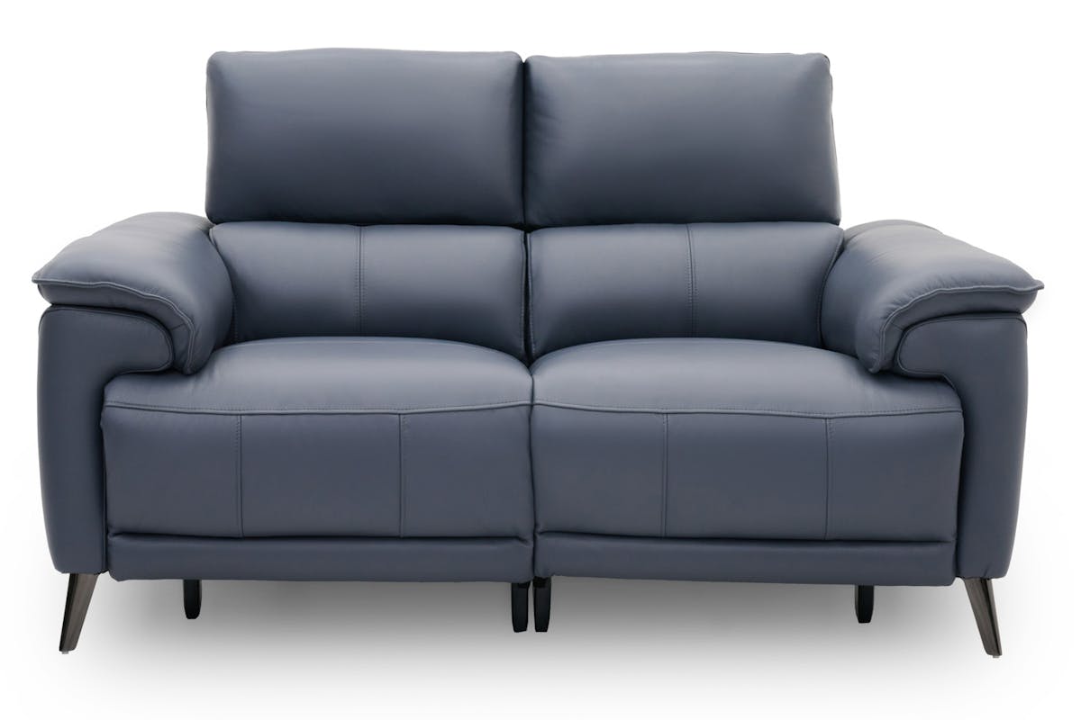 Nirmal 2 Seater Sofa | Power Recliner | Leather | Lavender Grey
