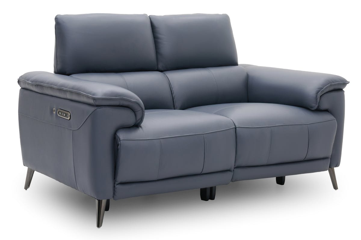 Nirmal 2 Seater Sofa | Power Recliner | Leather | Lavender Grey-2