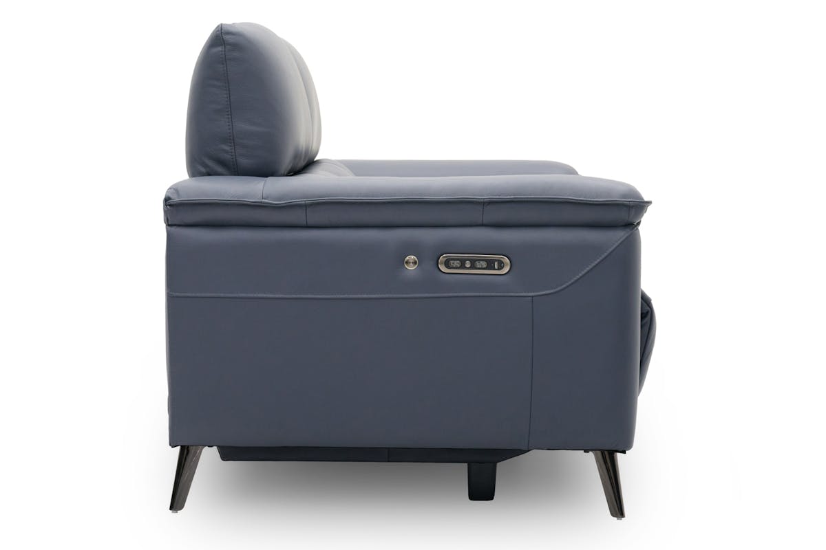 Nirmal 2 Seater Sofa | Power Recliner | Leather | Lavender Grey-5