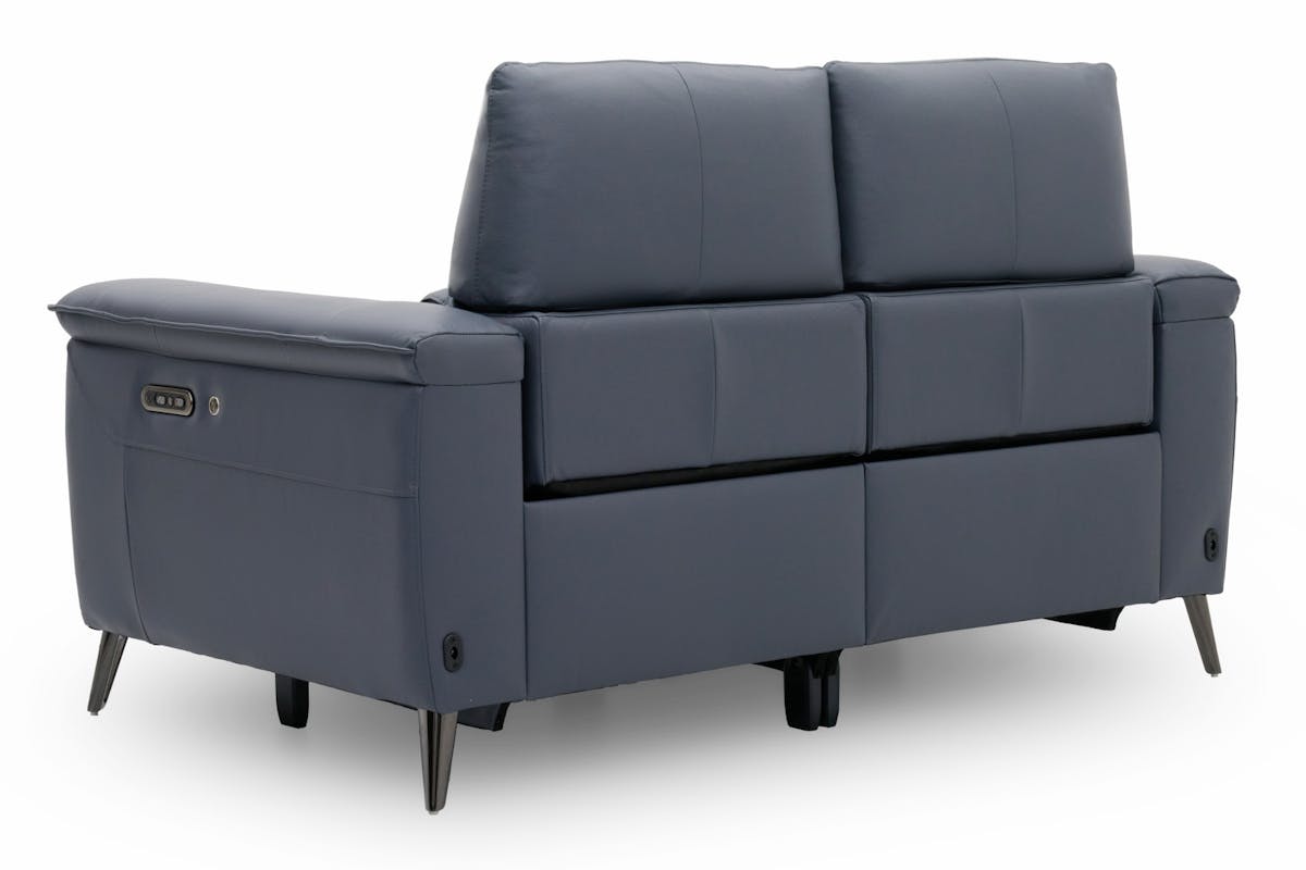 Nirmal 2 Seater Sofa | Power Recliner | Leather | Lavender Grey-6
