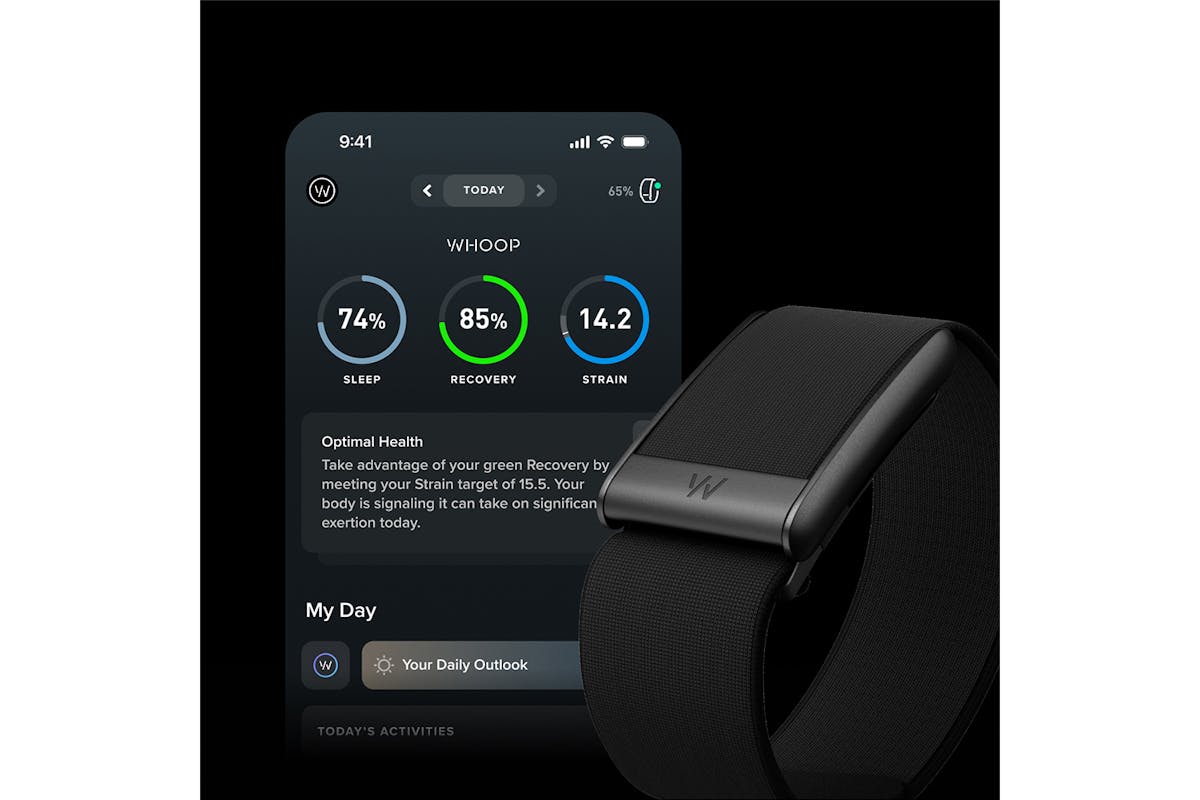 Whoop One 5.0 | 12 Month  Membership | CoreKnit Band | Jet Black-10