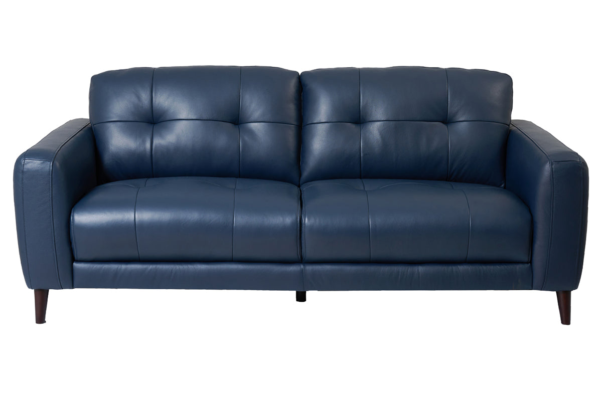 Emmy 2.5 Seater Sofa | Leather | Blue