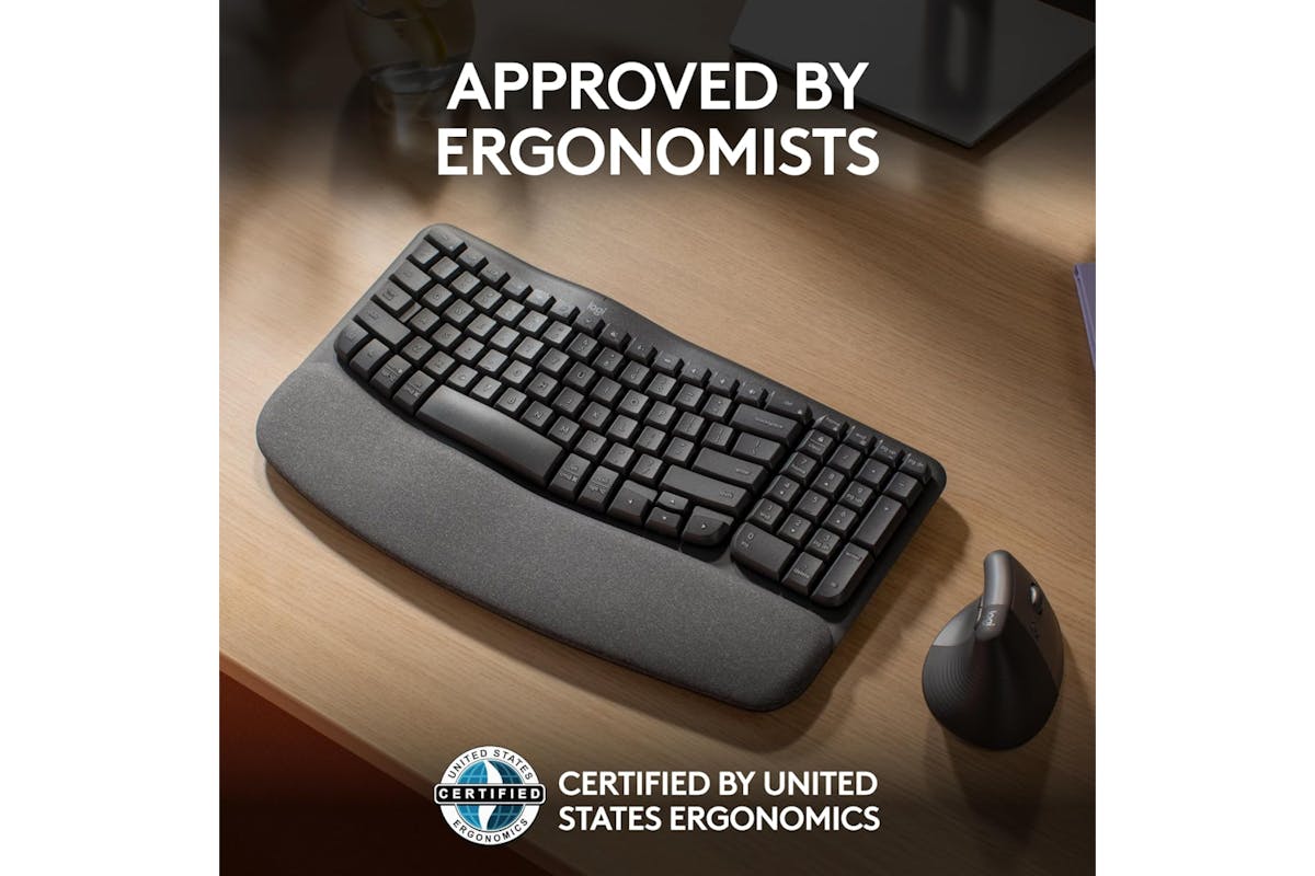 Logitech Wave Keys Wireless Keyboard | Graphite-5