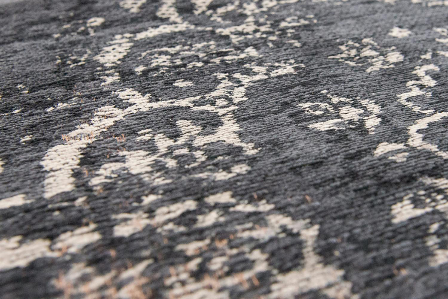 Louis De Poortere | Medallion Eco Rug | Mineral Black | 140 x 200 cm-4
