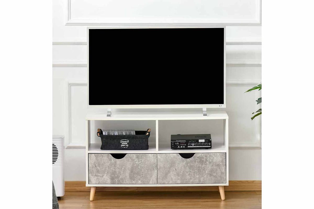 Homcom TV Unit Cabinet | Grey-6