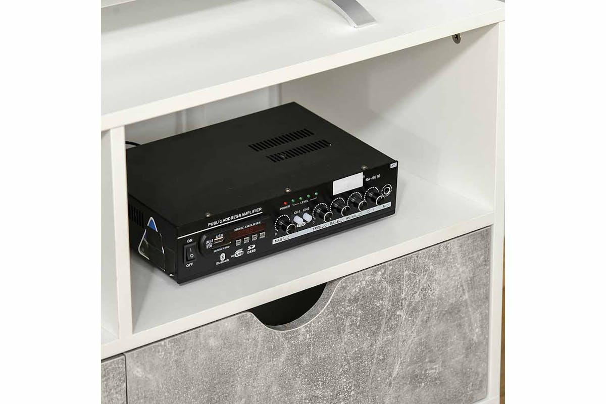Homcom TV Unit Cabinet | Grey-7