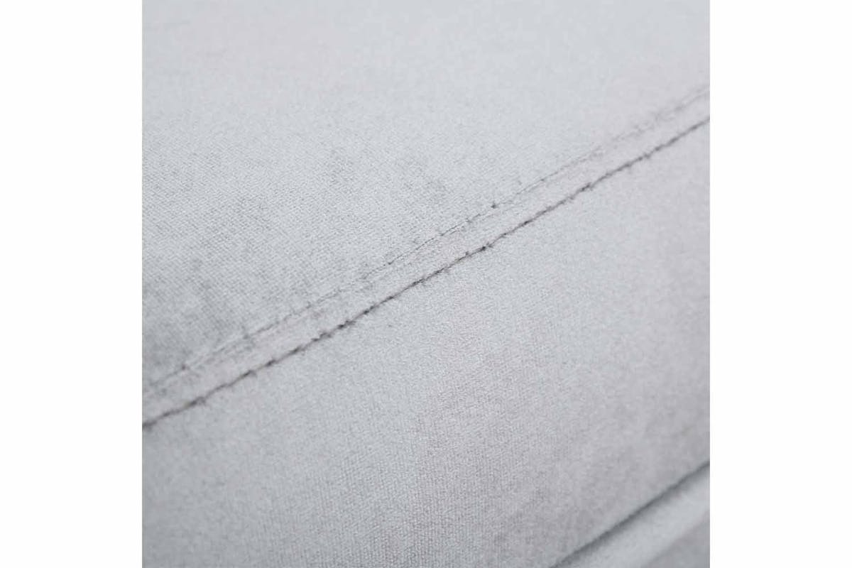 Homcom Chaise Longue Sofa | Cloth and Metal | Grey-5