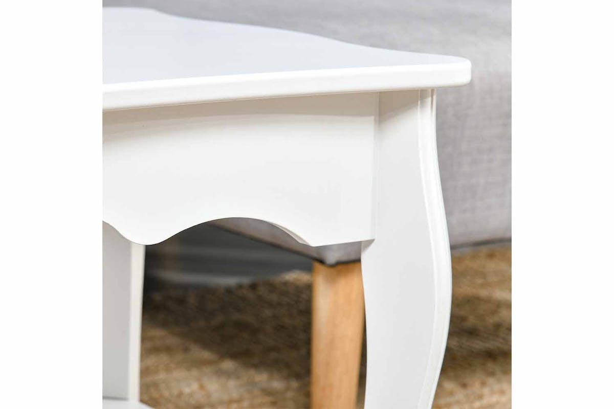 Homcom Coffee Table | White-6