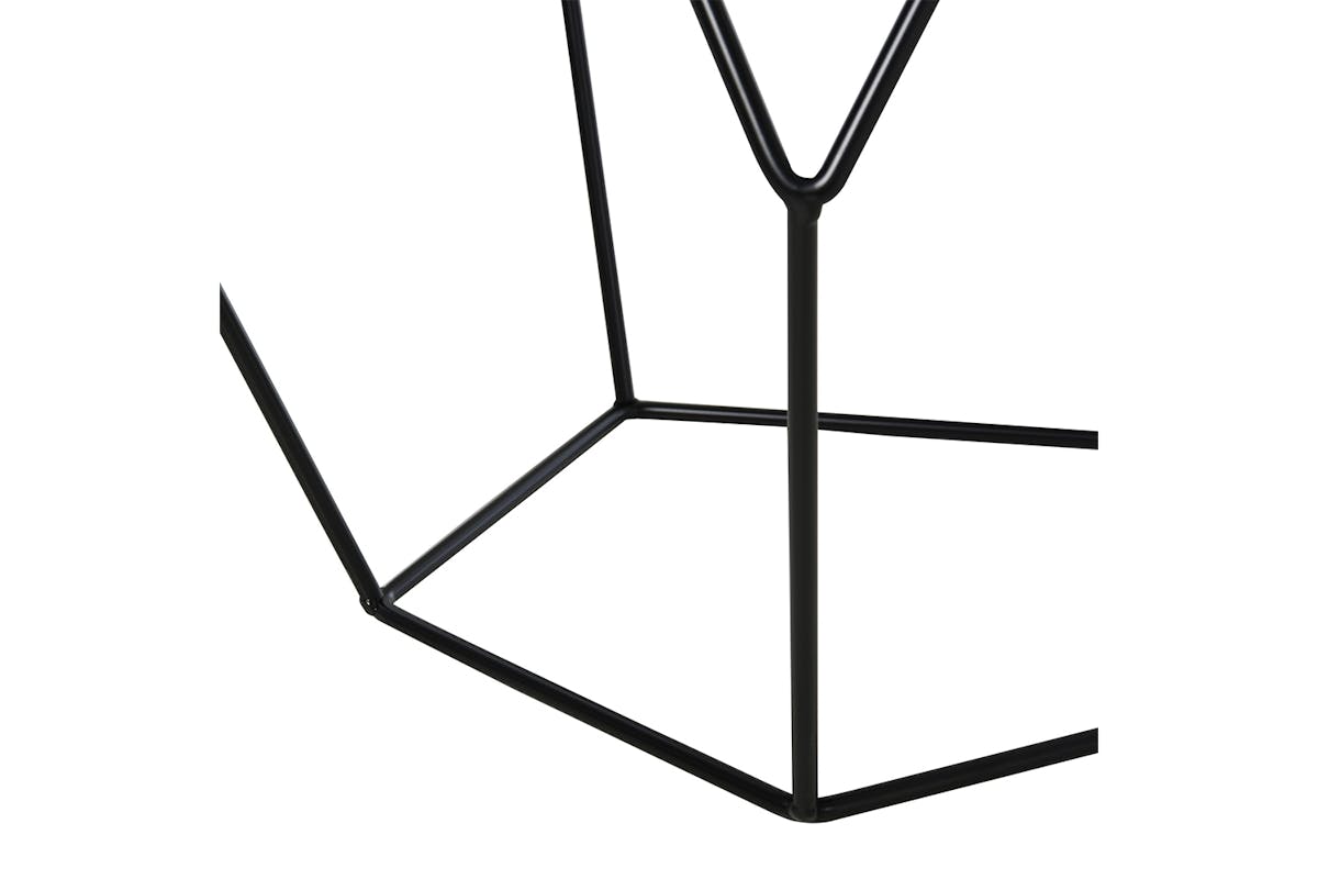 Homcom Round Coffee Table | Black-6