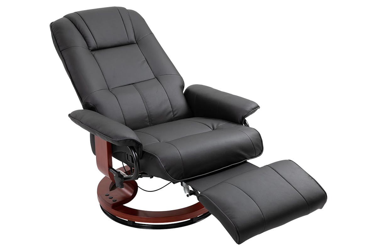 Homcom Manual Recliner Armchair Sofa | Black