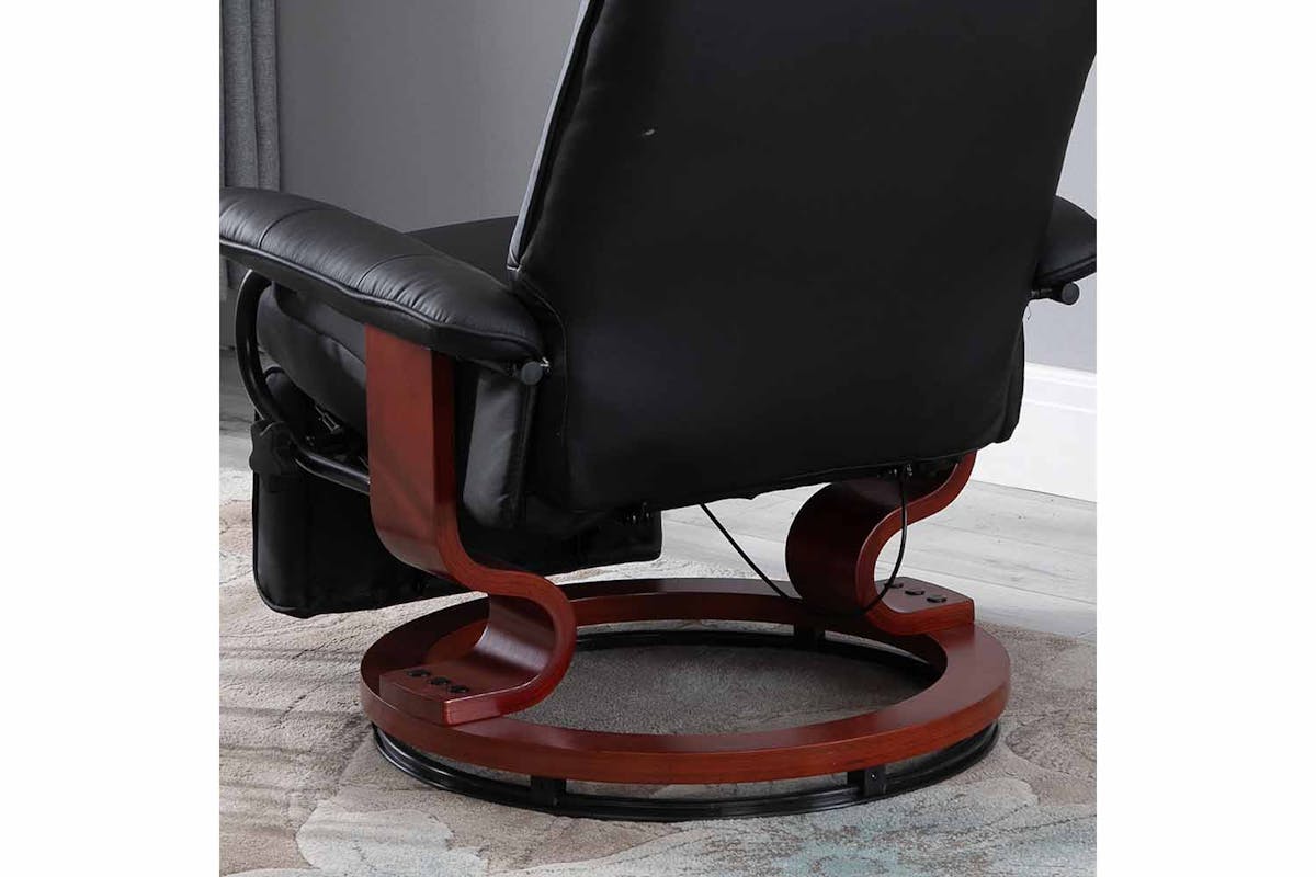 Homcom Manual Recliner Armchair Sofa | Black-7